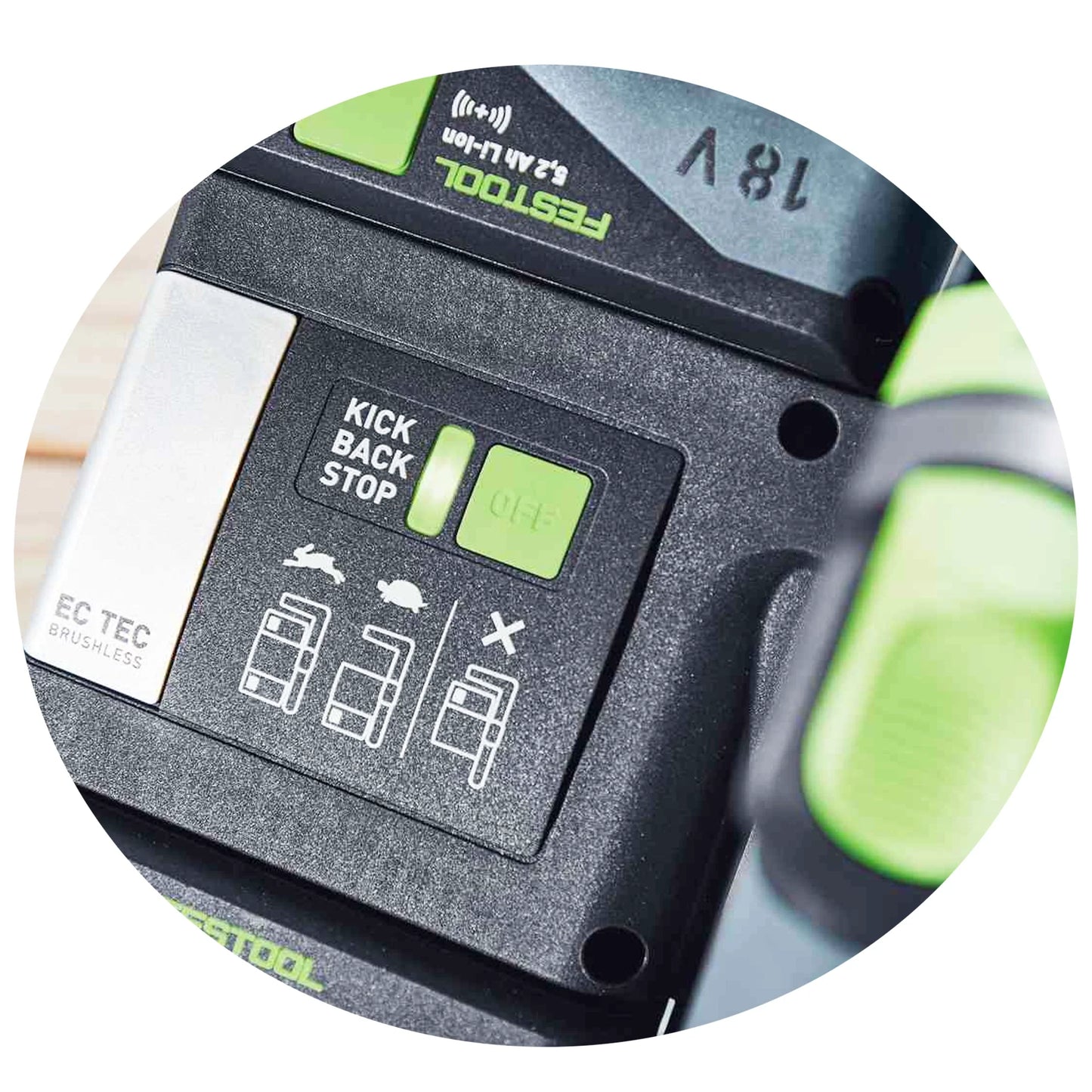 Sega ad affondamento Festool TSC 55 5,0 KEBI-Plus/XL 18V 5Ah