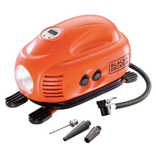 Compressore Portatile Black+Decker ASI200-XJ 12V