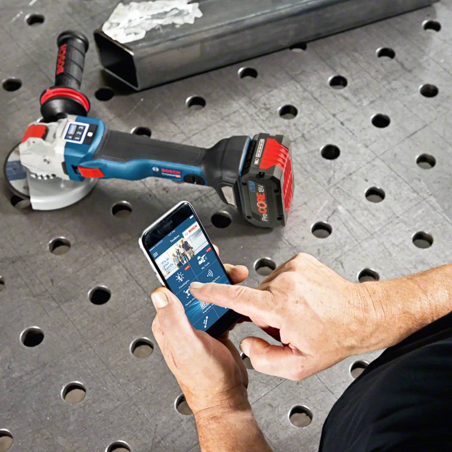 Smerigliatrice Bosch GWX 18V-10 SC