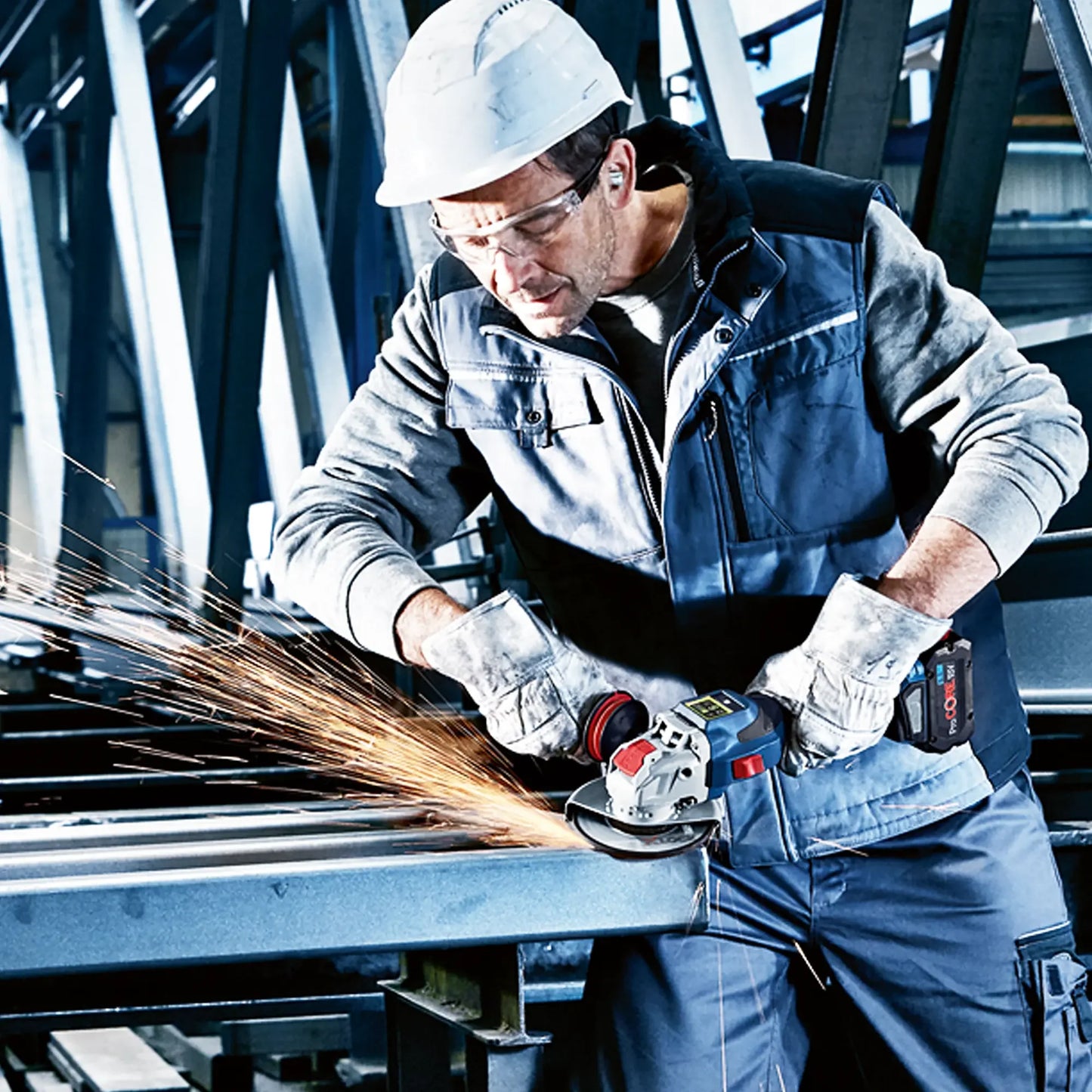 Smerigliatrice Bosch GWX 18V-15 SC