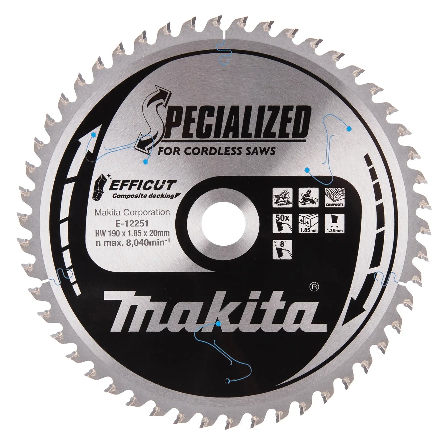 Disco Efficut T.C.T. Makita E-12251
