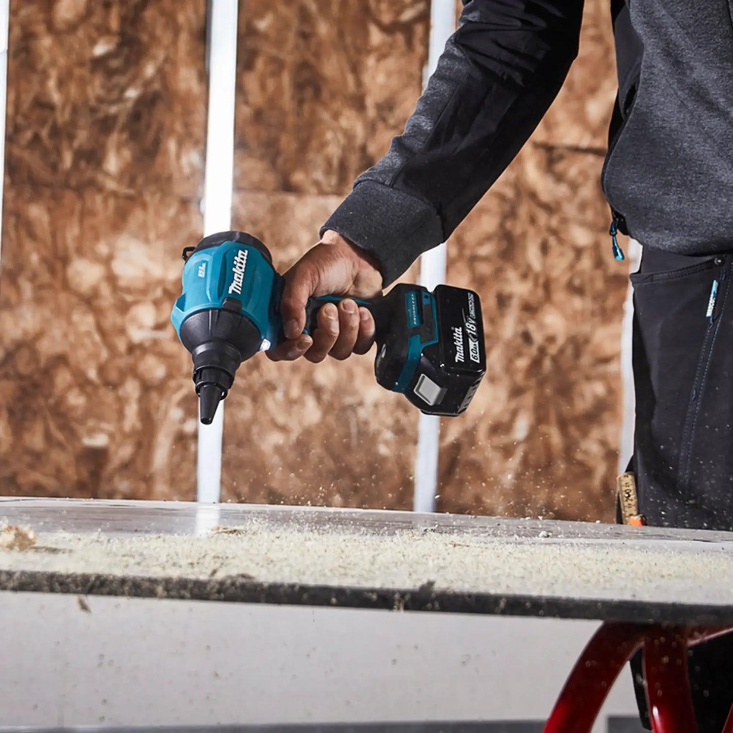 Soffiatore a pistola Makita DAS180RT 18V 5Ah