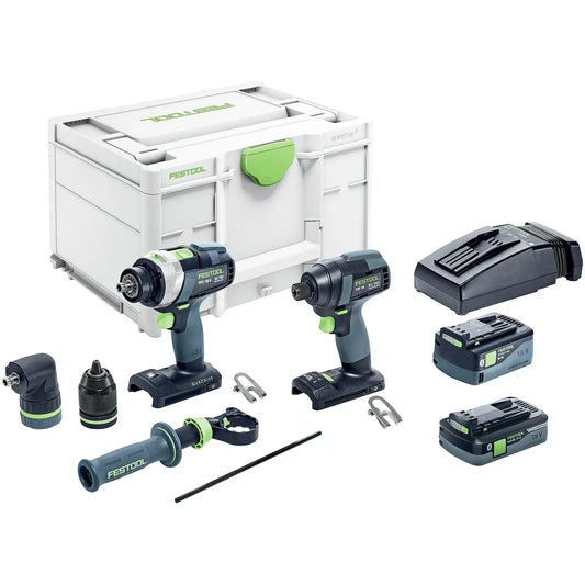 Combo Festool TID 18 Set TPC 18/4 18V 4/5Ah