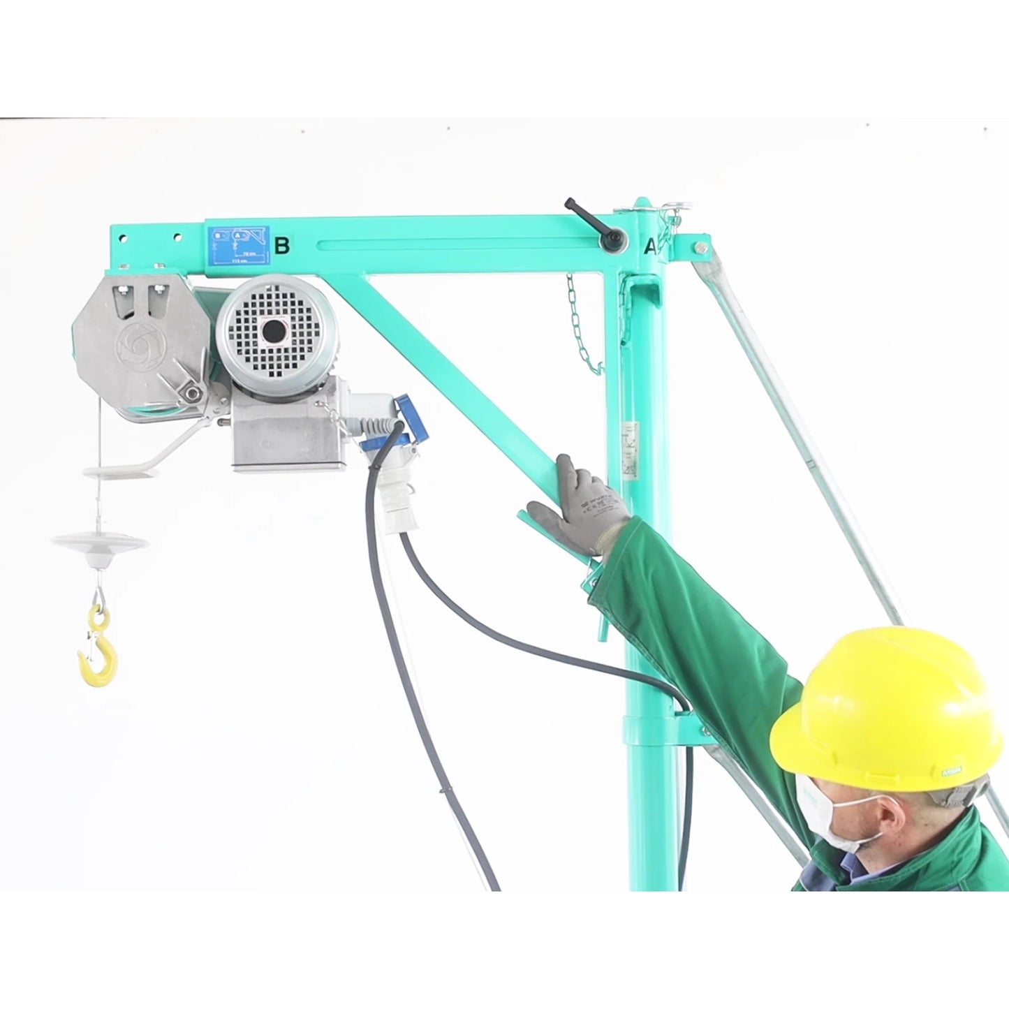 Montacarichi Imer ET150N con Attacco Ponteggi